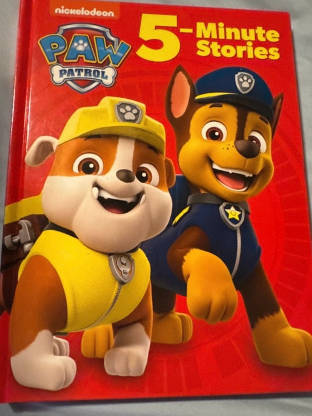 5-Minute Bedtime Storybooks Lot: PAW Patrol & Bible Stories Padded Hardcovers